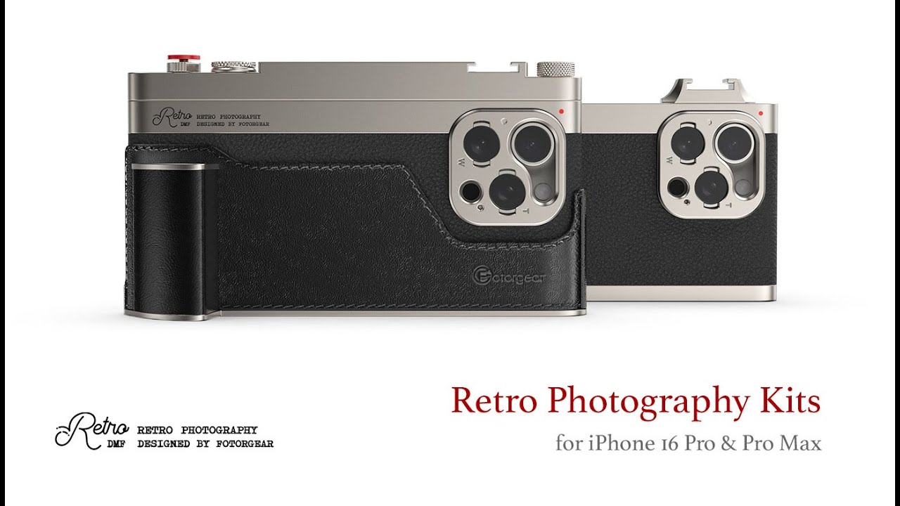 Fotorgear、ヴィンテージカメラ風iPhone 16 Pro用ケース「レトロ写真