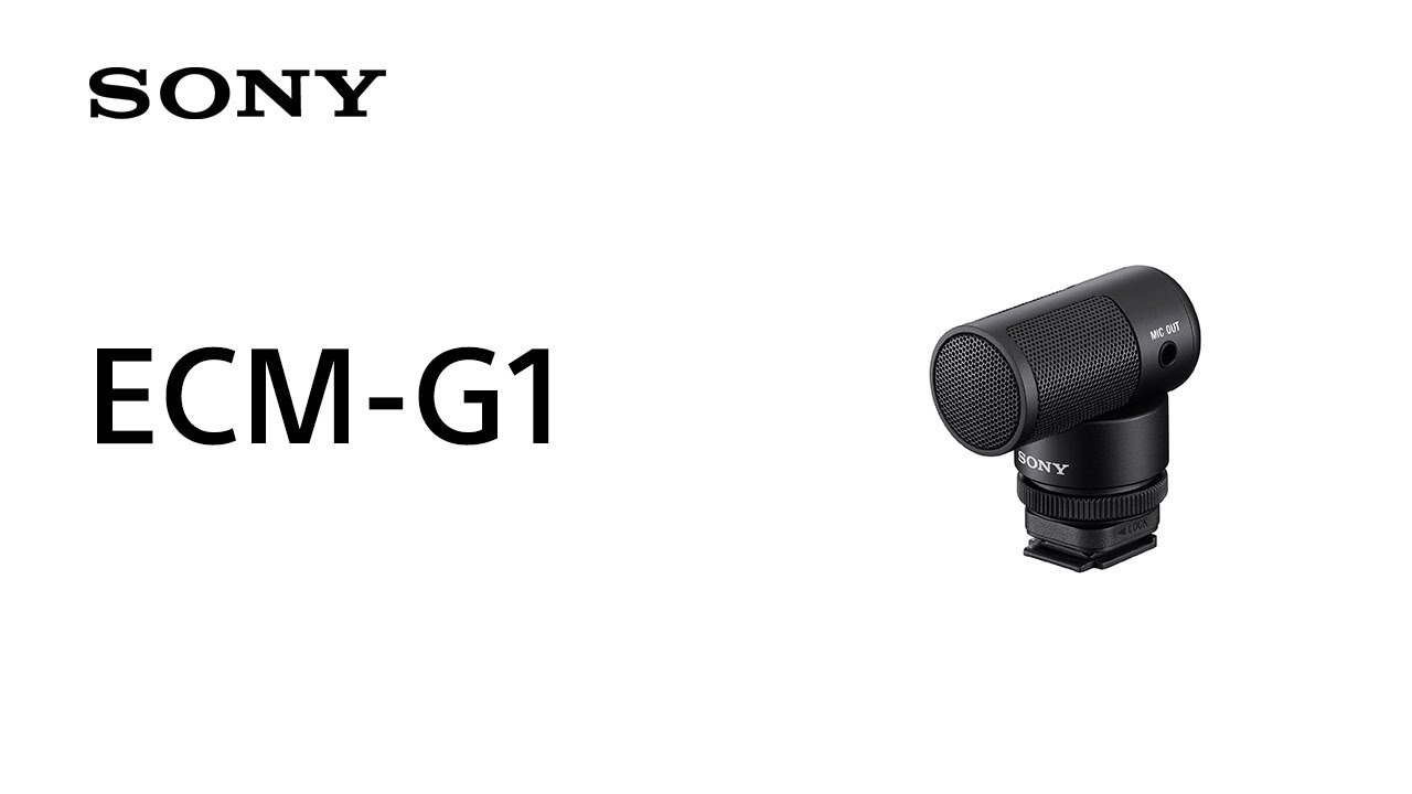 ショットガンマイクロホン『ECM-G1』発表 2022年秋発売予定 - ソニーの