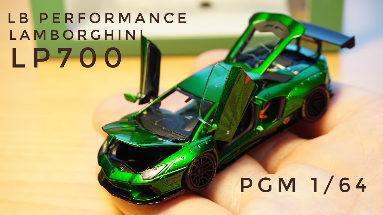 1/64 diecast car PGM LB performance Lamborghini LP700 ミニカー