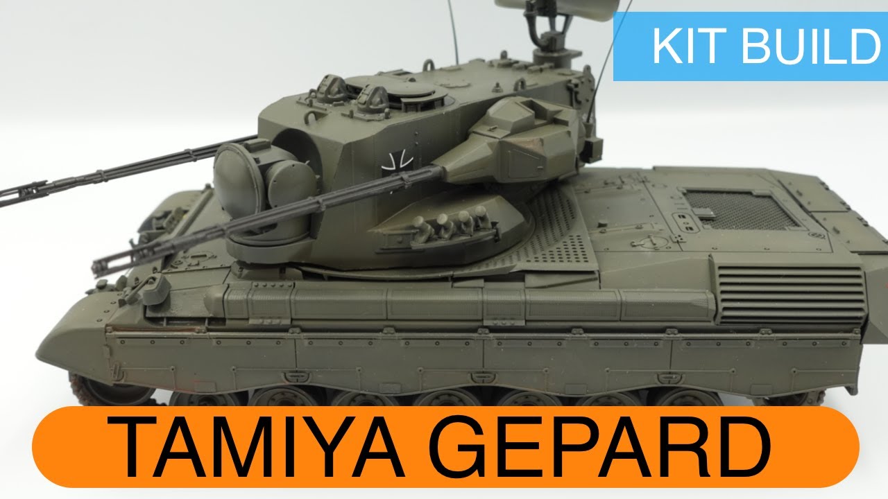 Tamiya 1/35 Gepard Flakpanzer Build - YouTube