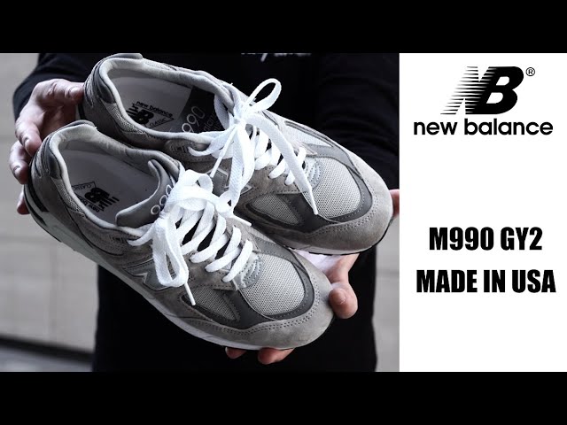 new balance | ニューバランス｜M990 GY2｜Unboxing & Review - YouTube