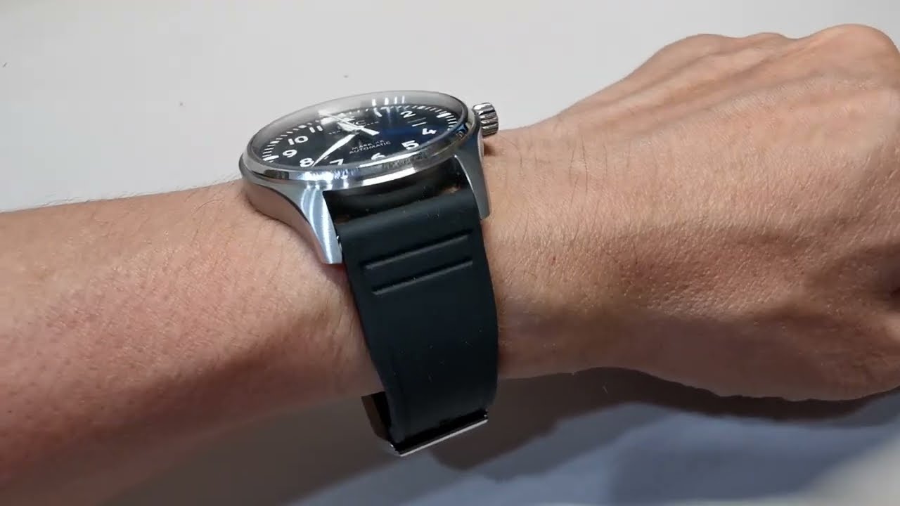 IWC MARK XX （IWC 純正rubber strap） - YouTube
