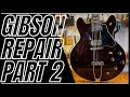 Gibson ES 335 TD Vintage Guitar Repair Tutorial Part 2 - YouTube