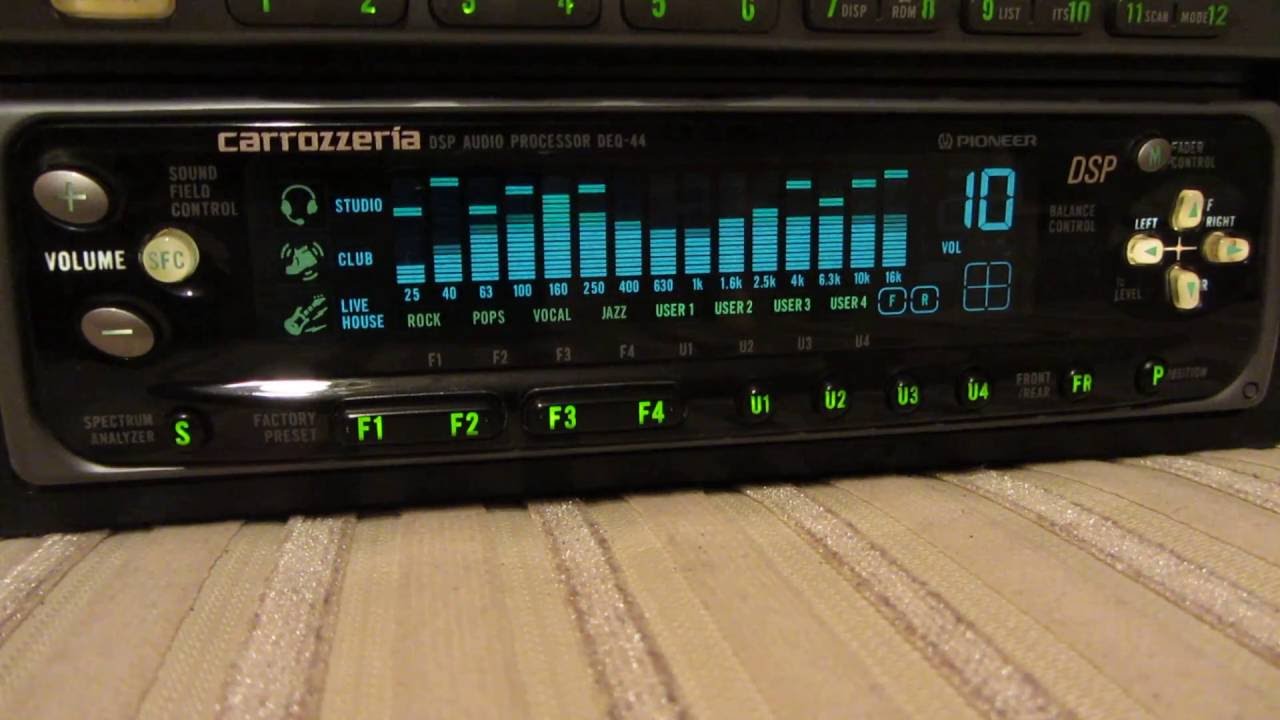 PİONEER DEQ-44 DEQ-7200 - YouTube