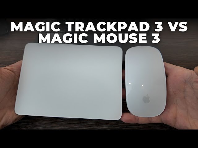 Apple Magic Mouse 3 vs Apple Magic Trackpad 3 - YouTube