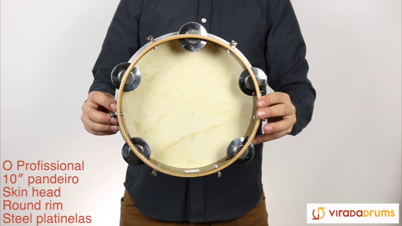 パンデイロ プラチネラ ブロンズ製 ジングル 中板 パンデイロ