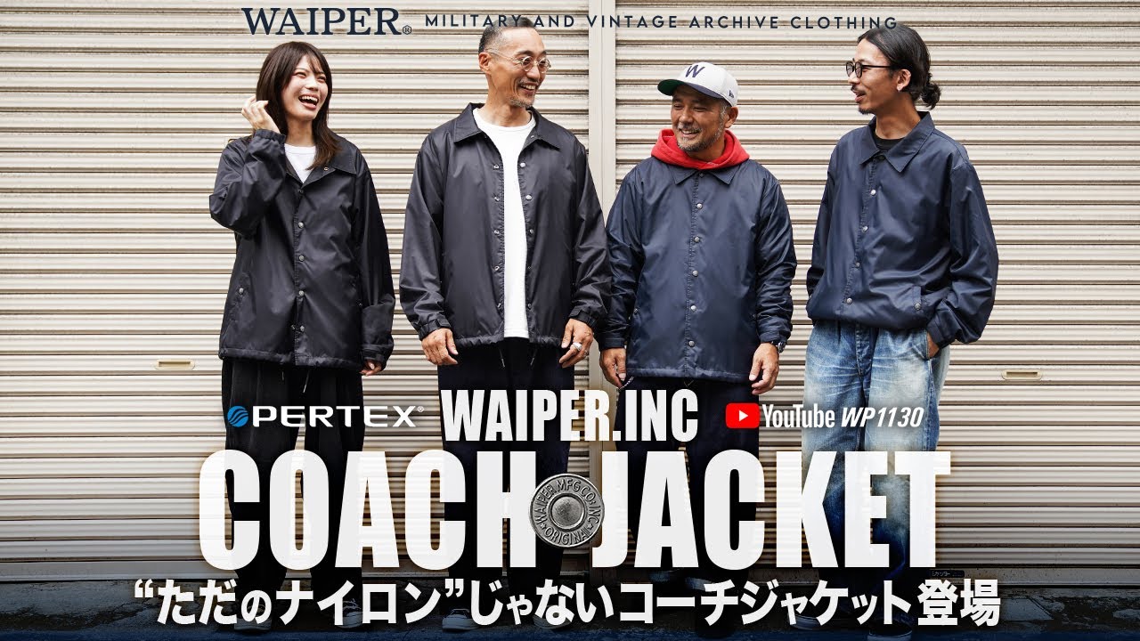 WAIPER.inc] First release! Introducing the new coach jacket! A