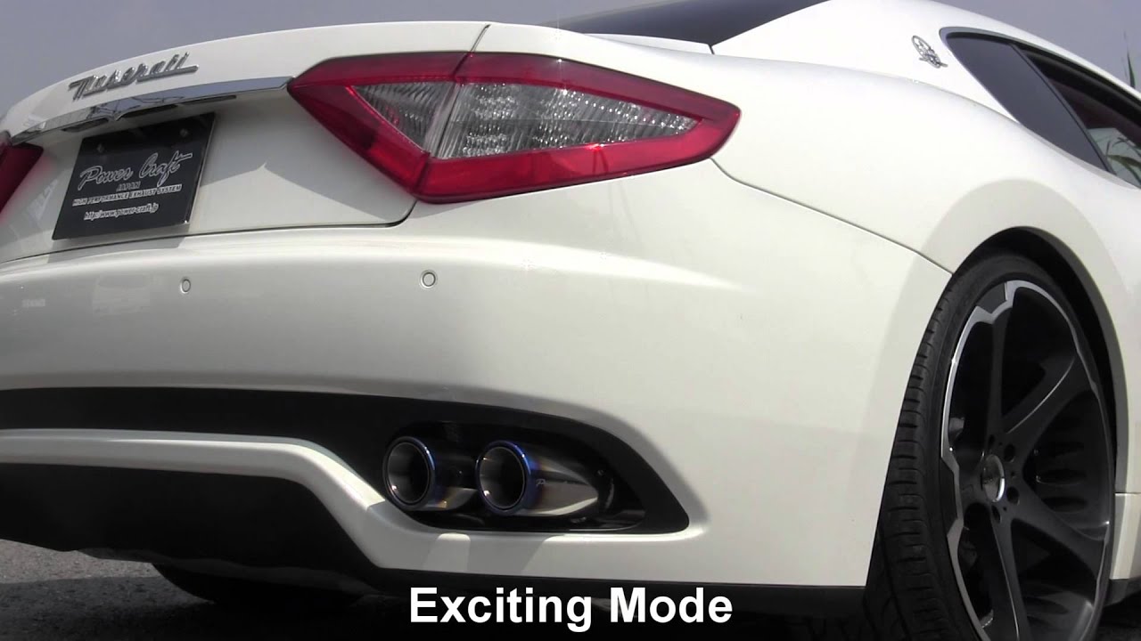 POWER CRAFT MASERATI Muffler Sound