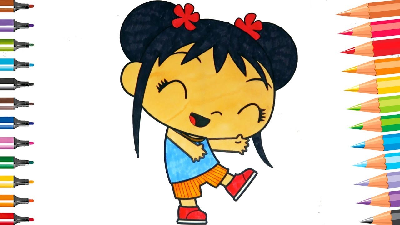 Ni Hao Kai Lan Speed Coloring Pages for Kids - YouTube