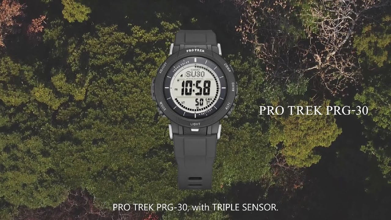 PRO TREK PRG-30:CASIO - YouTube