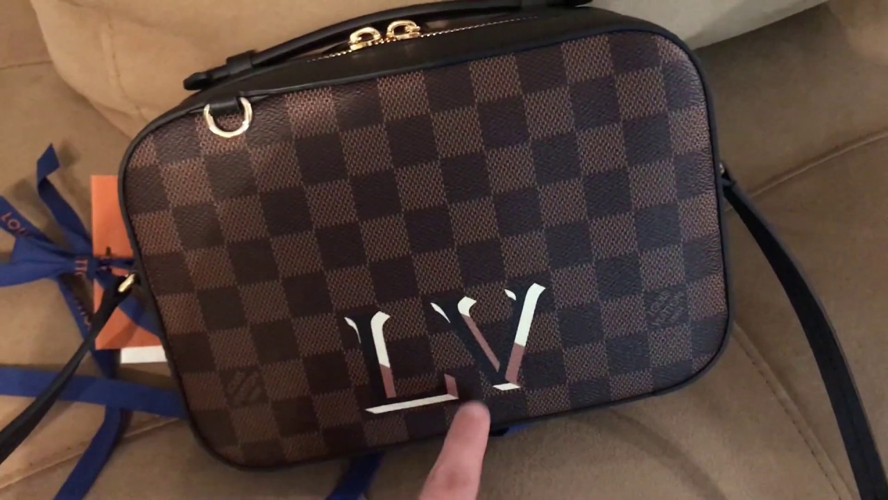 Louis Vuitton Santa Monica Damier Ebene Noir Unboxing (& Saintonge