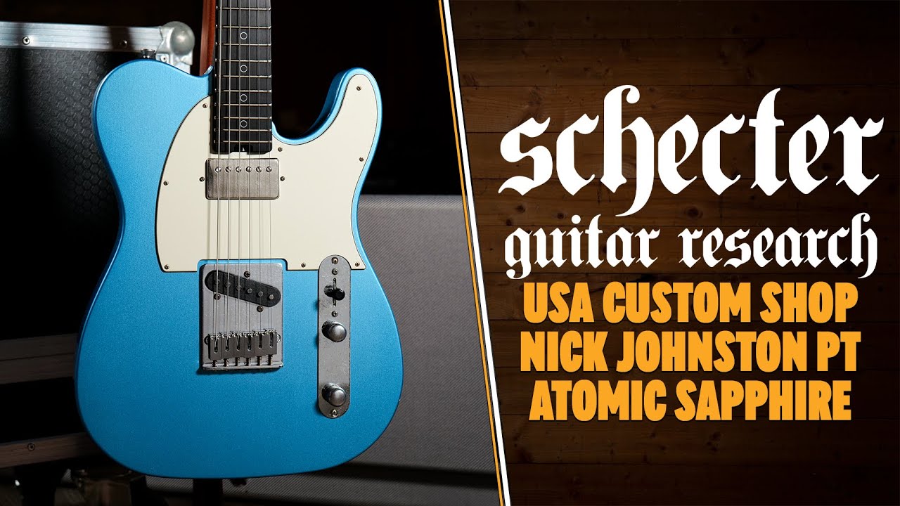 Schecter USA Custom Shop Nick Johnston PT S/H Wembley - Atomic