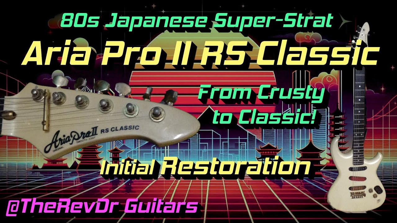 1980s Aria Pro II RS Classic Made in Japan Super Strat from crusty