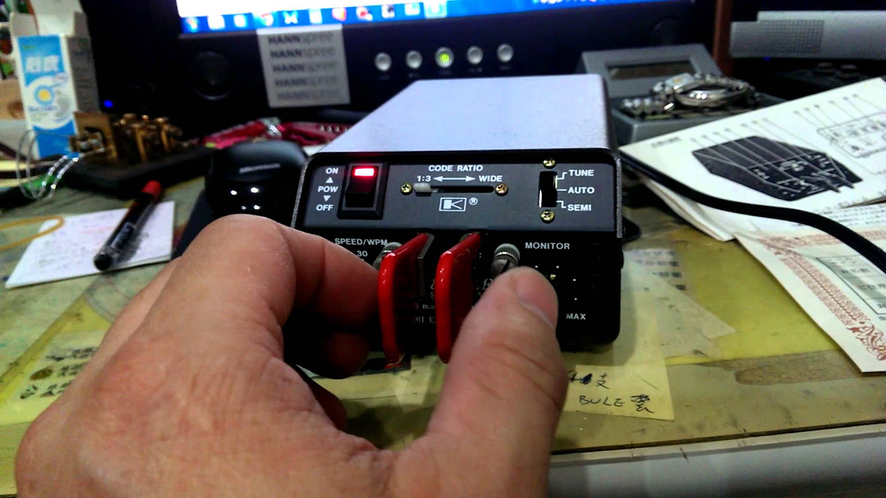 EK-160 KATSUMI ELECTRONIC KEYER DE BX4AG - YouTube