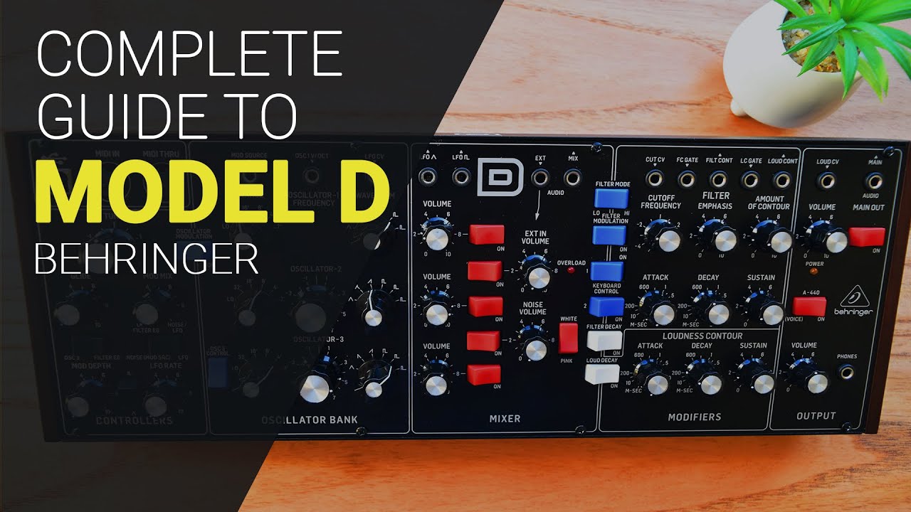 Using the Behringer Model D, complete guide tutorial. - YouTube