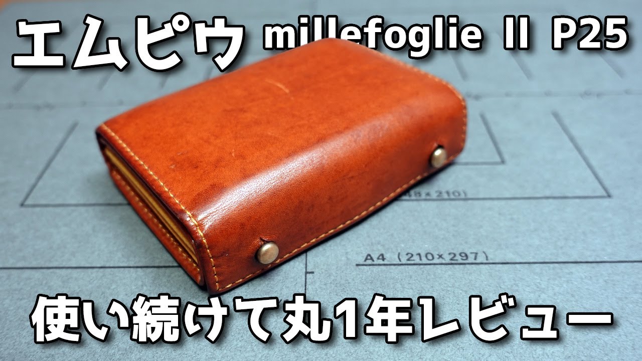 Review of m+ bifold wallet millefoglie P25 Napoli after a full