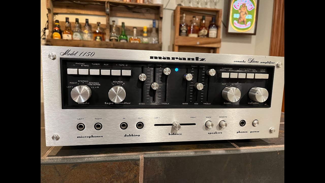 Vintage Integrated Console Amplifier Review - 1976 Marantz 1150