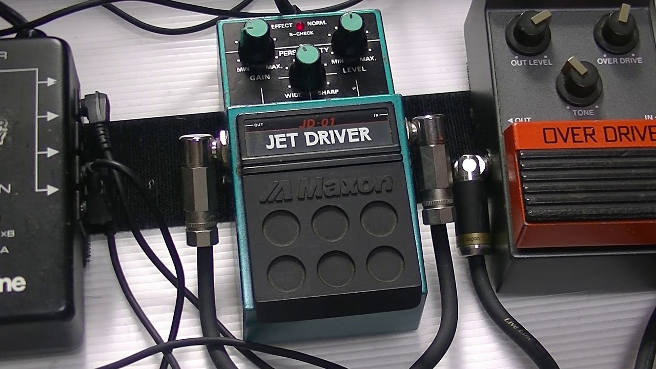 80年代日本製エフェクター Maxon /JD-01 Jet Driver 80's Japanese