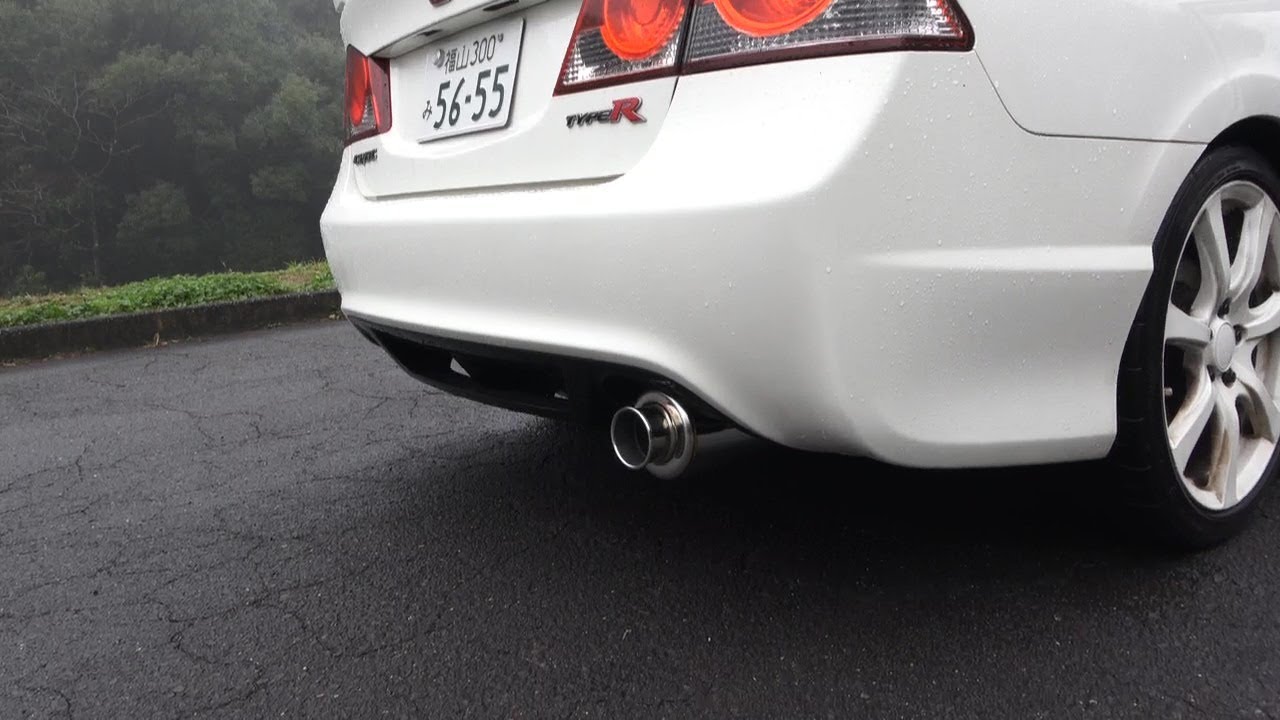 FD2 シビックタイプR マフラー音 比較 【純正 VS SPOON N1】 Muffler
