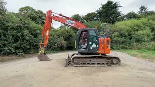 2021 Hitachi ZX135 with Blade - 15135z - YouTube