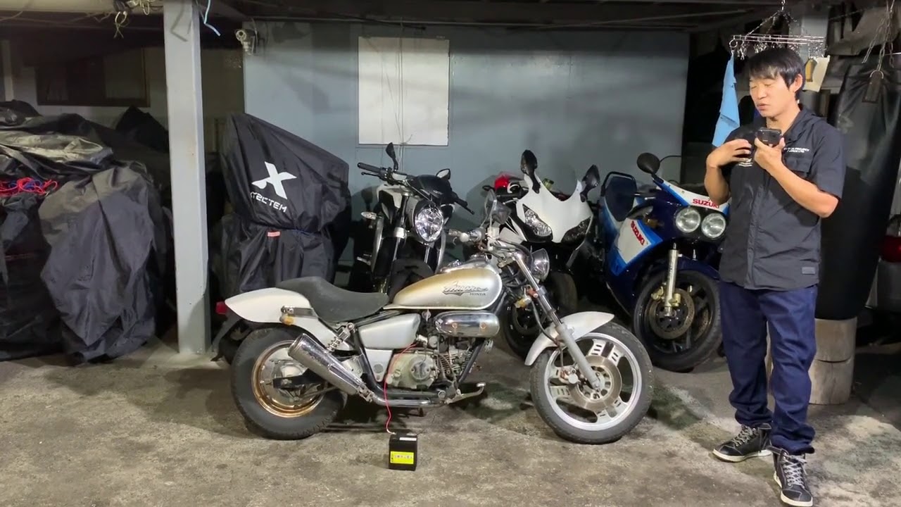 マグナ50現状車：エンジンはかかります：参考動画 - YouTube