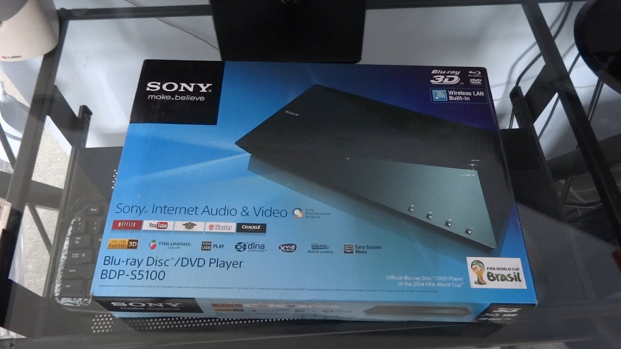 Sony BDP-S5100 3D Blu-ray Media Player Unboxing - YouTube