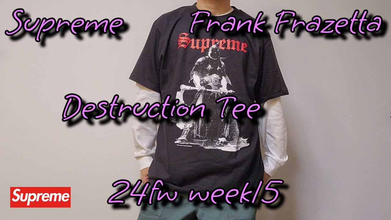 Supreme / Frank Frazetta Destruction Tee 24fw week15 シュプリーム