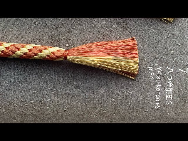 7八つ金剛組S Yatsu-kongoh-S Kumihimo くみひも 組紐 เชือกถัก - YouTube