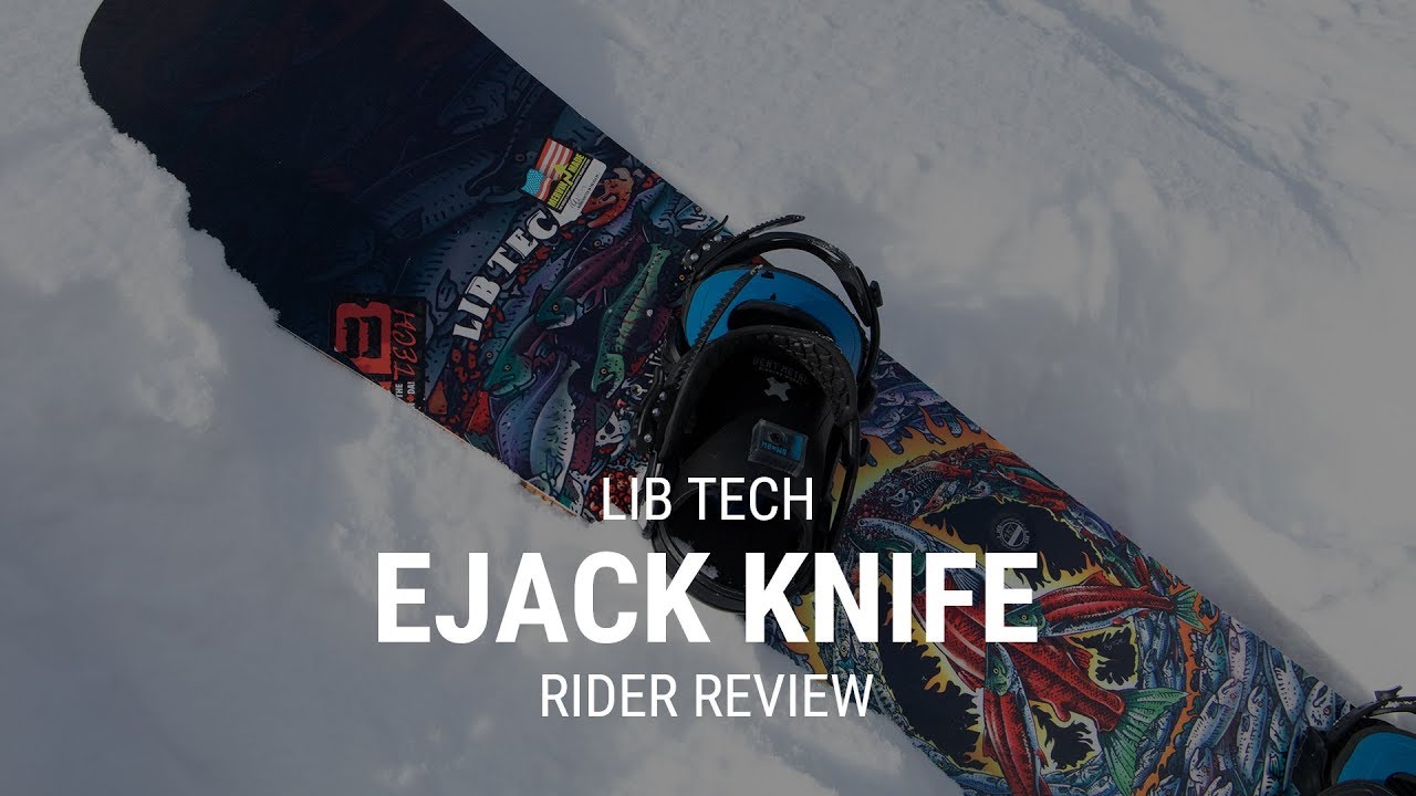 Lib Tech EJack Knife 2019 Snowboard Rider Review - Tactics - YouTube