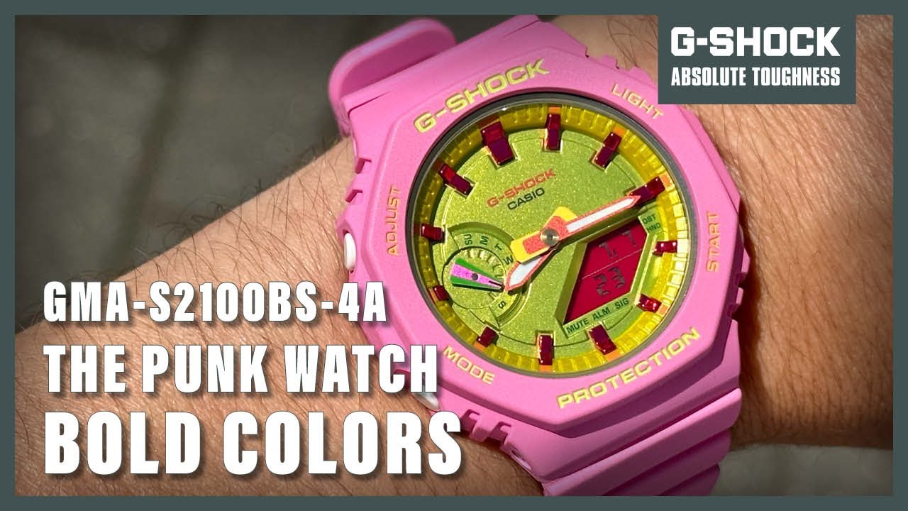 Unboxing The Casio G-Shock GMA-S2100BS-4A - YouTube