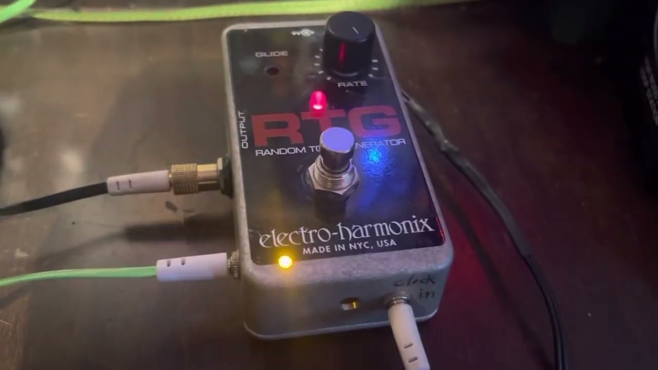 Electro Harmonix RTG modified- CV out, clock input - YouTube