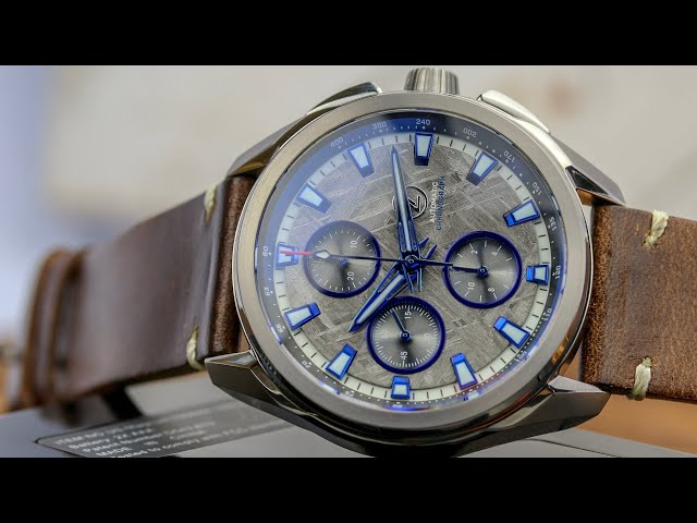 Hands-On with the Zelos ZX Chronograph- Titanium and Meteorite