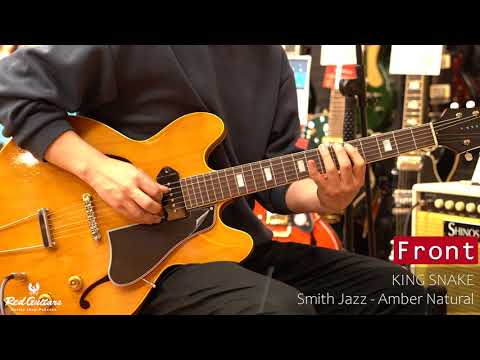 Red Guitars - KING SNAKE / Smith Jazz - Amber Natural - YouTube