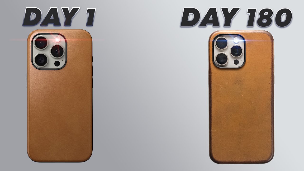 iPhone 15 Pro Max Nomad Leather Case Long Term Review - YouTube