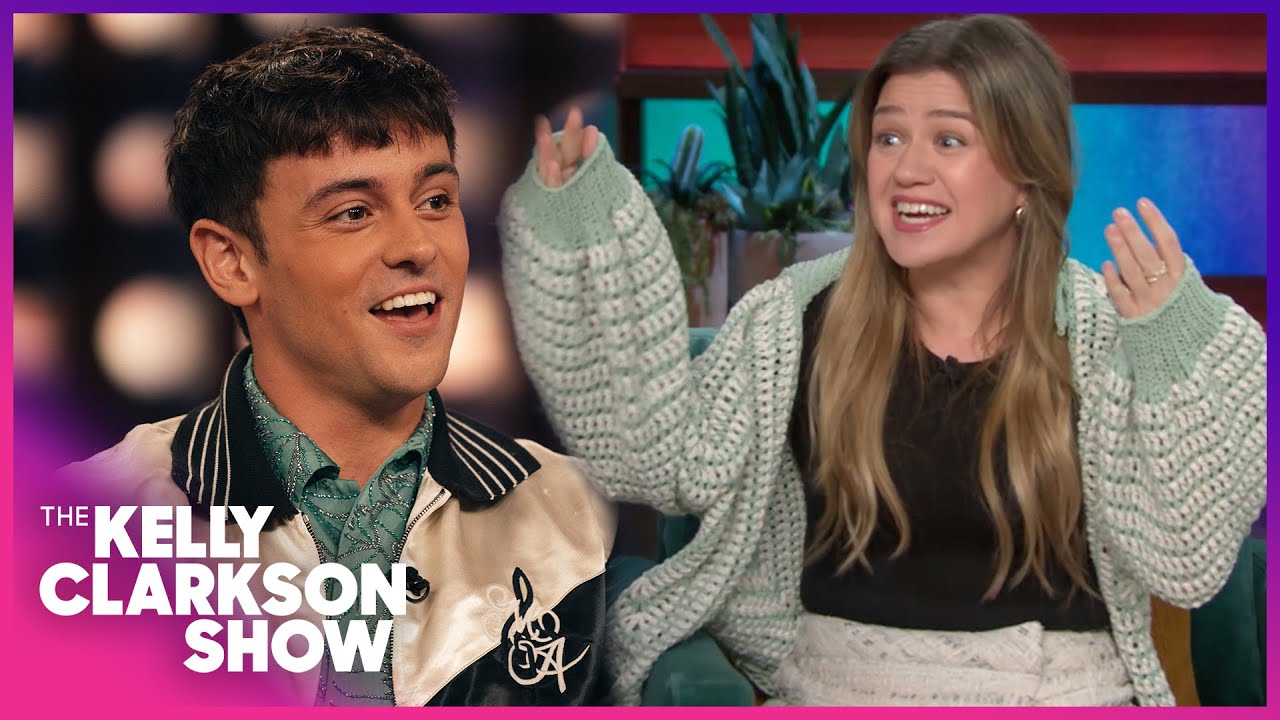 Tom Daley Surprises Kelly Clarkson With Handmade Crochet Sweater