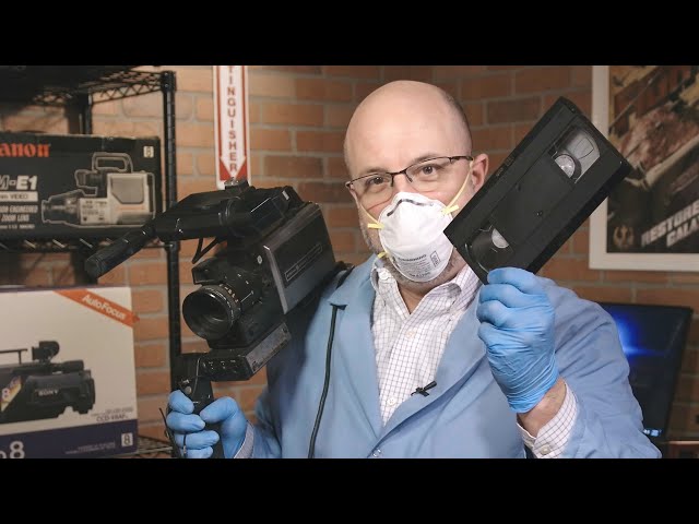 Old Video Camera and VCR un-bagging. Complete with bonus mold and