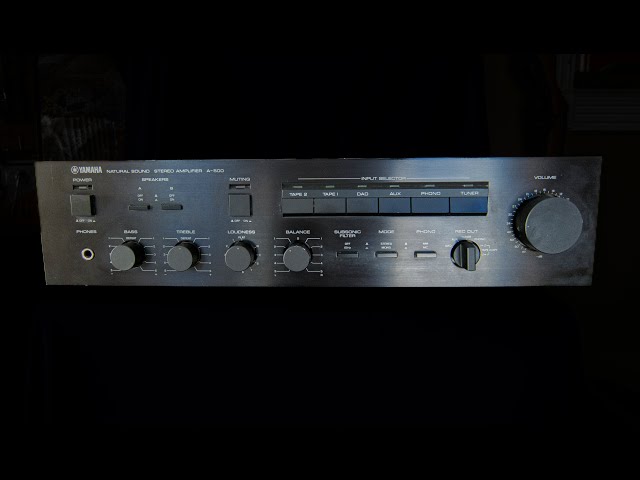 Yamaha A-500 Integrated Amplifier- Vintage Audio Review Episode