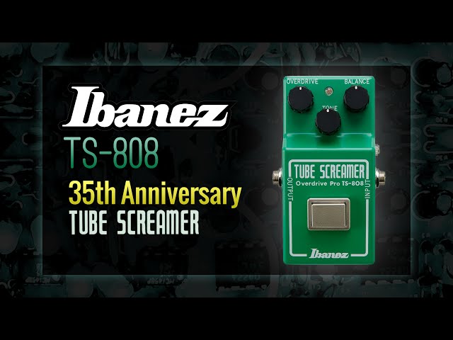 Ibanez TS-808 35th Anniversary Tube Screamer Overdrive Pro Demo
