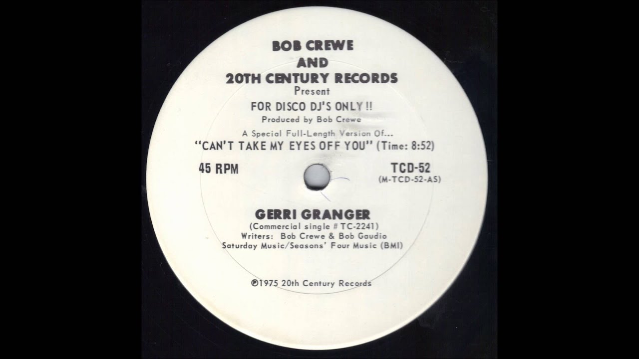 1975 Gerri Granger - Can't Take my Eyes Off Of You (12inch DJ