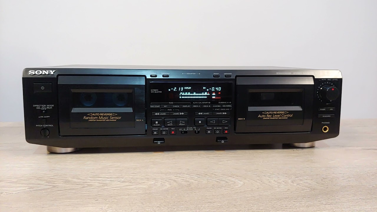 SONY TC-WE725 - YouTube