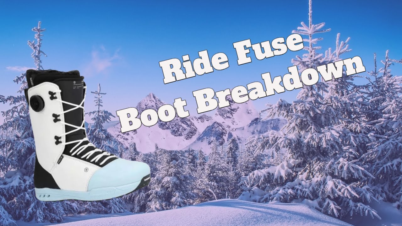 The Ride Fuse Snowboard Boot Breakdown - YouTube
