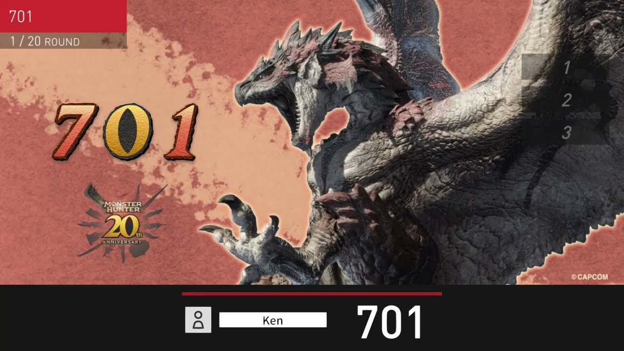 MONSTER HUNTER 20th ANNIVERSARY ダーツ Darts Set Zinogre Monster Hunter 20th Anniversary - Meccha Japan