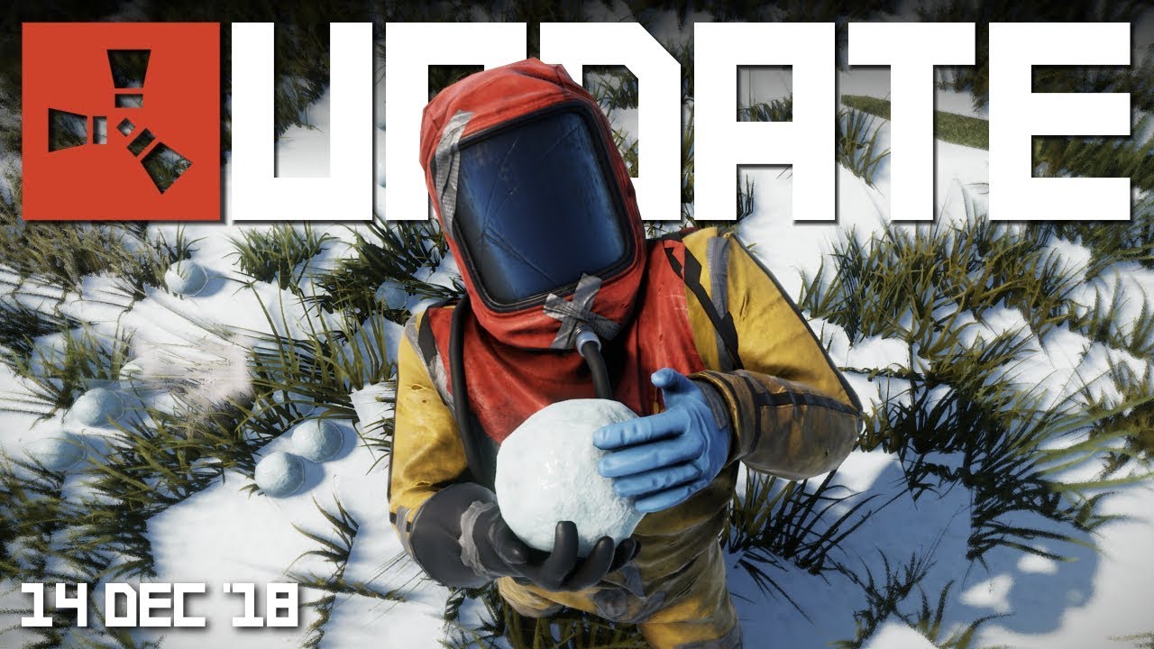 Snowballs, snow machines and tweaks | Rust update 14th December