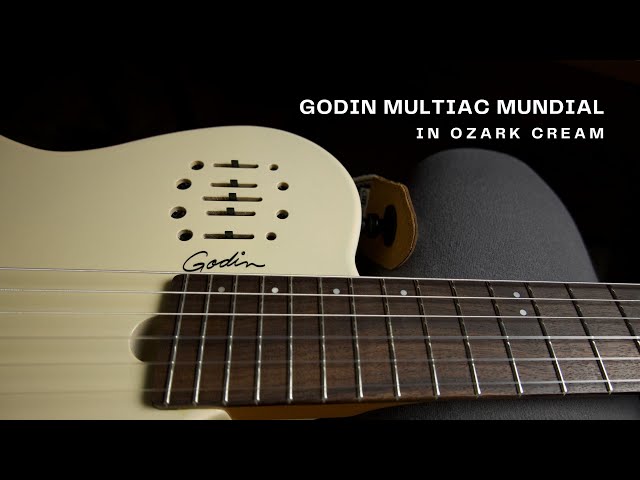 Godin Multiac Mundial Nylon String Guitar (Ozark Cream) | Unboxing
