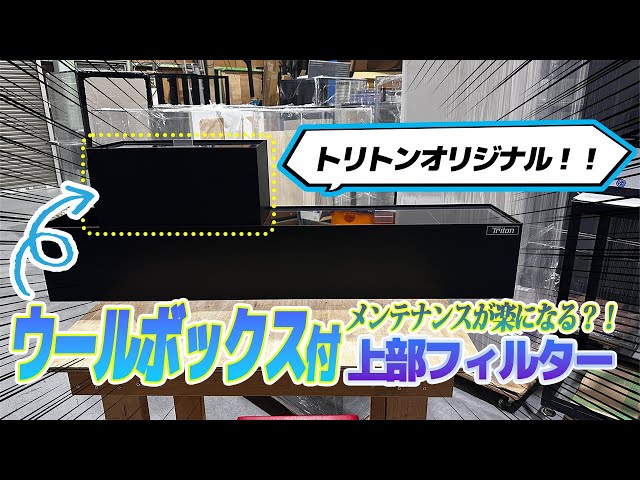 新商品】ウールボックス付き上部フィルター販売開始！！ - YouTube