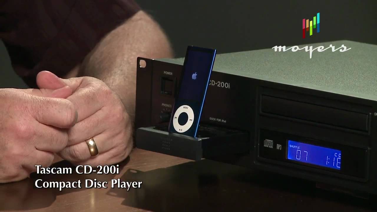 Moyers Group | Tascam CD-200i CD/iPod Player - YouTube