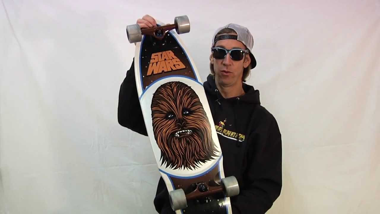 Santa Cruz Skateboards Star Wars Chewbacca Cruzer - YouTube