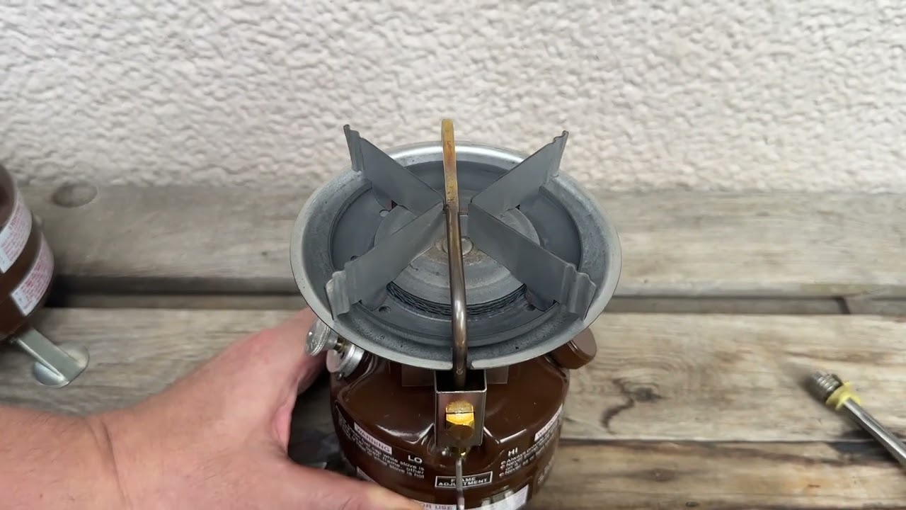 コールマン2レバーストーブジェネレーターのニードル再生修理