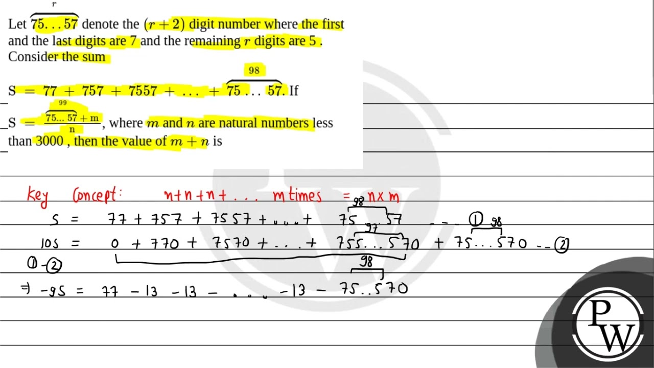 Let 7557⏜r denote the ((r+2)) digit number where the