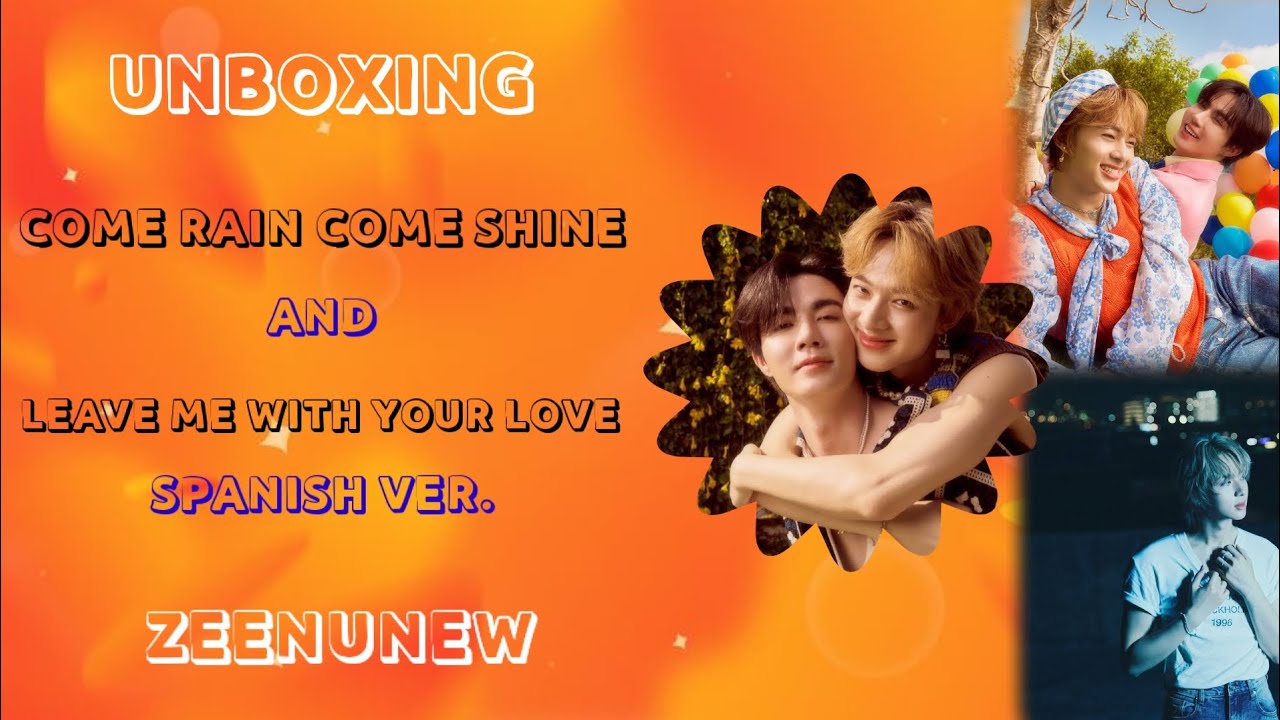 UNBOXING ZeeNuNew 3rd Photobook “COME RAIN COME SHINE” + LEAVE ME